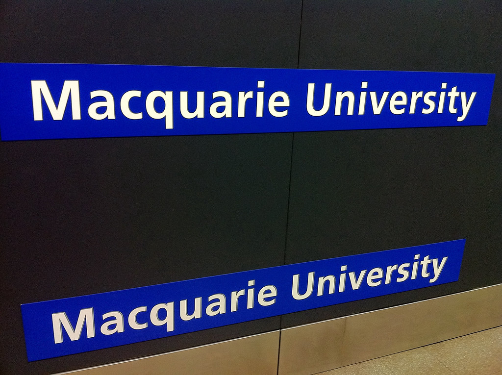 Photostream JaseyR573 Macquarie University Signage