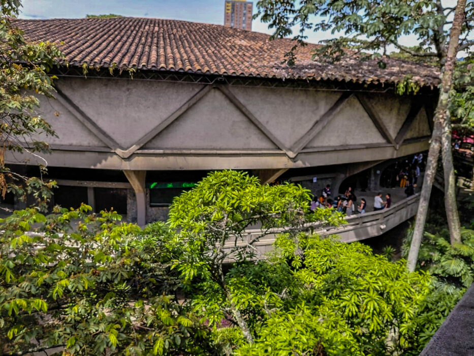 Vista desde la Escuela de Idiomas de la Universidad de Antioquia