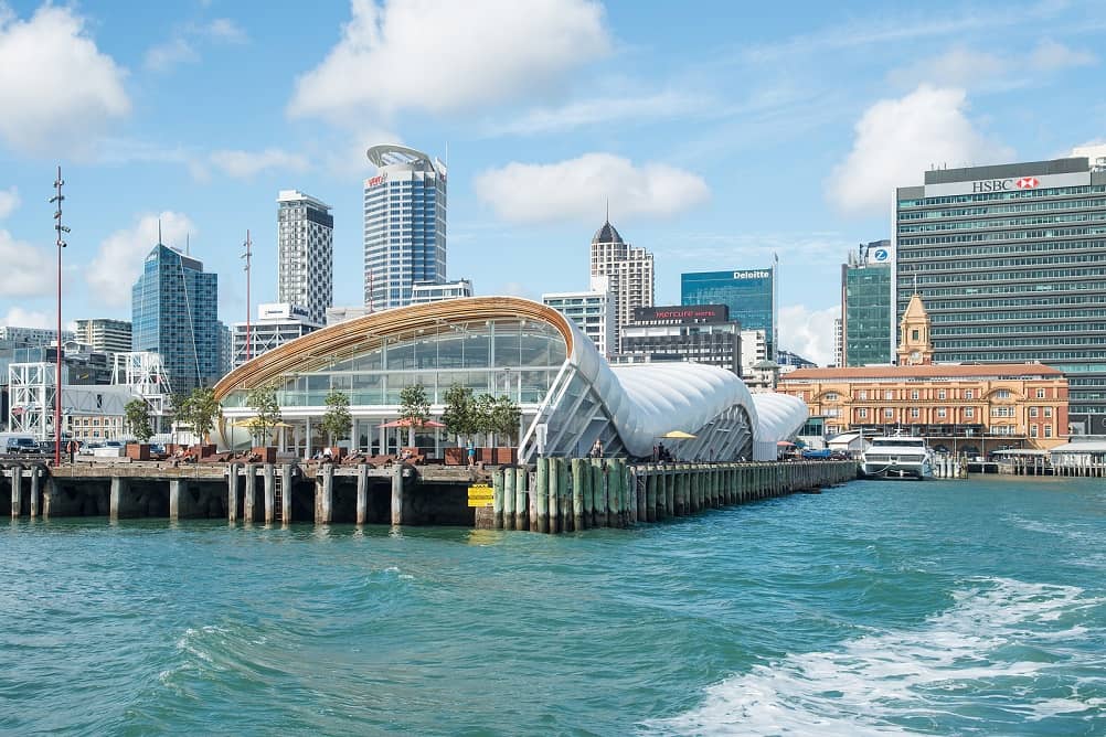 Auckland, Nueva Zelanda-edificio de ferries