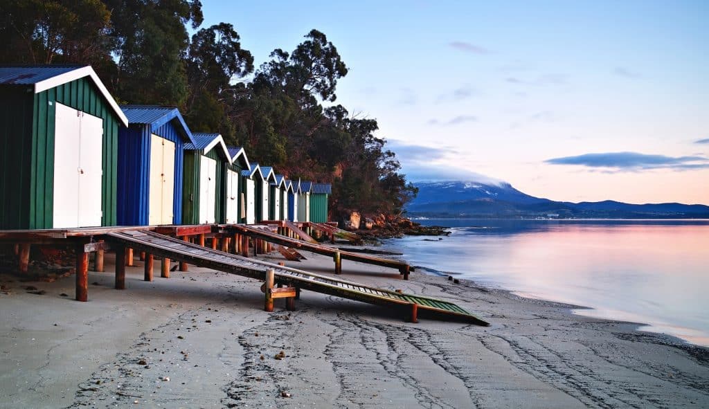 Cabaña de playa, Hobart