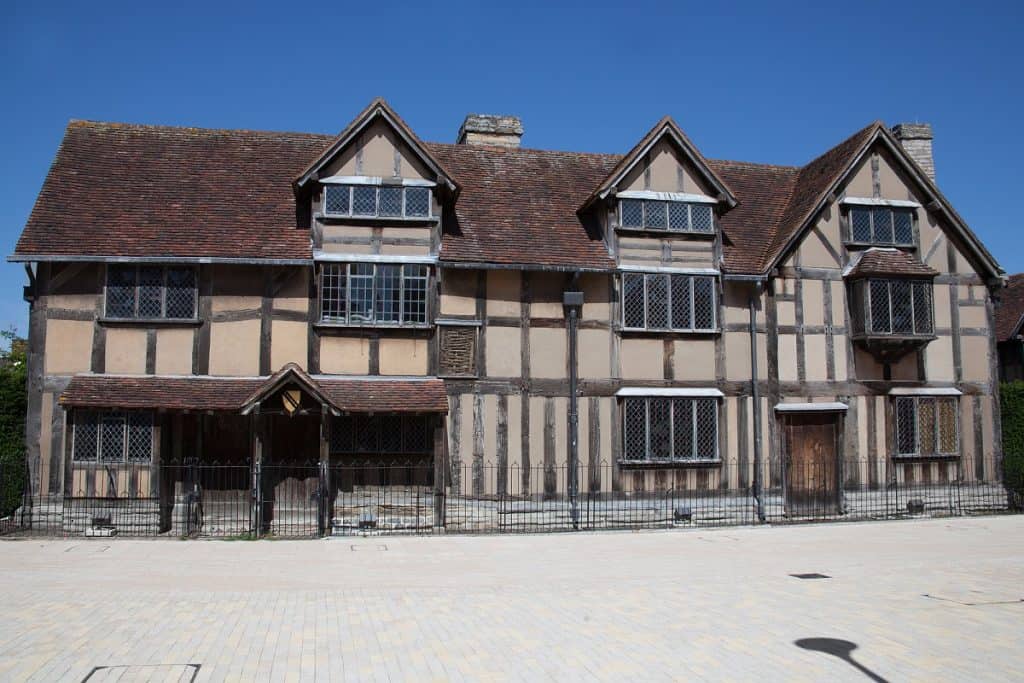 Lugar de nacimiemto de William Shakespeare In Stratford Upon Avon, W