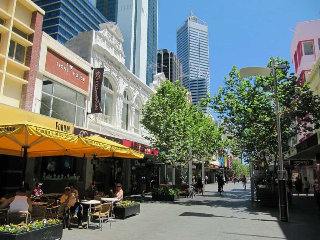 Calle en Perth, Australia