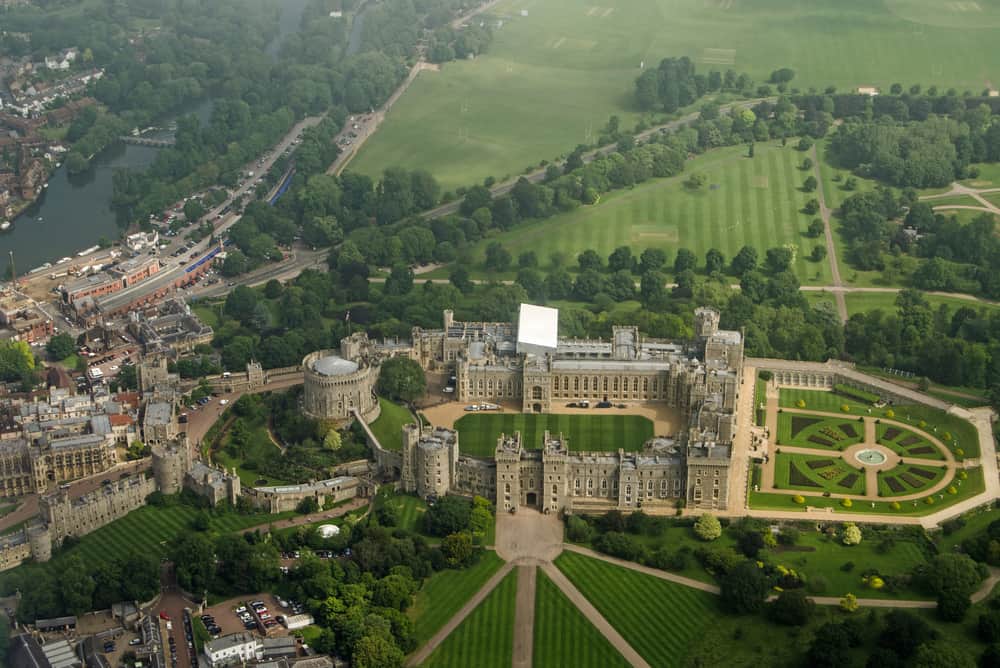 Castillo de Windsor desde el aire