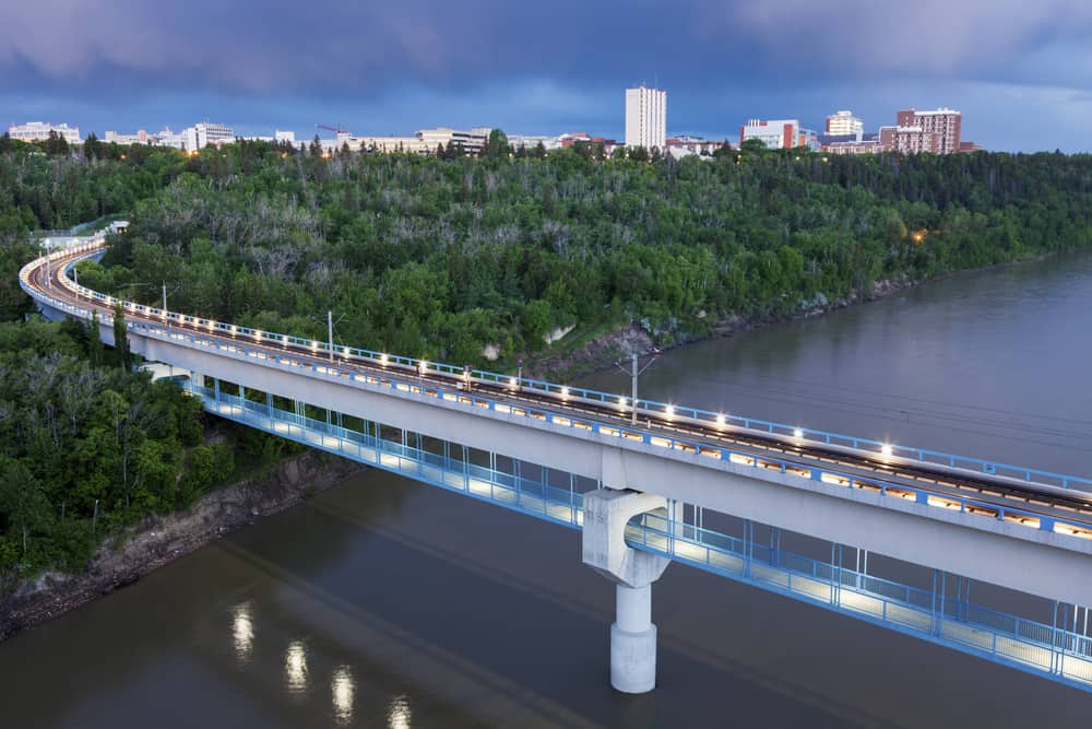 Edmonton puente ferroviario