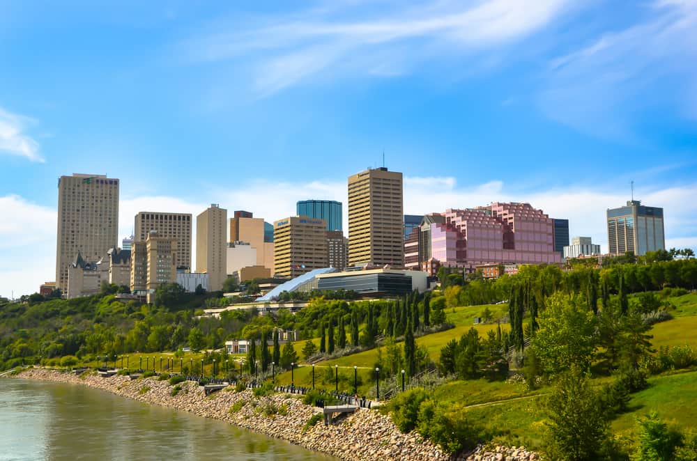 Vista del Downtown de Edmonton