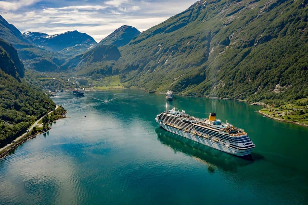 Geiranger fjord,, Norway