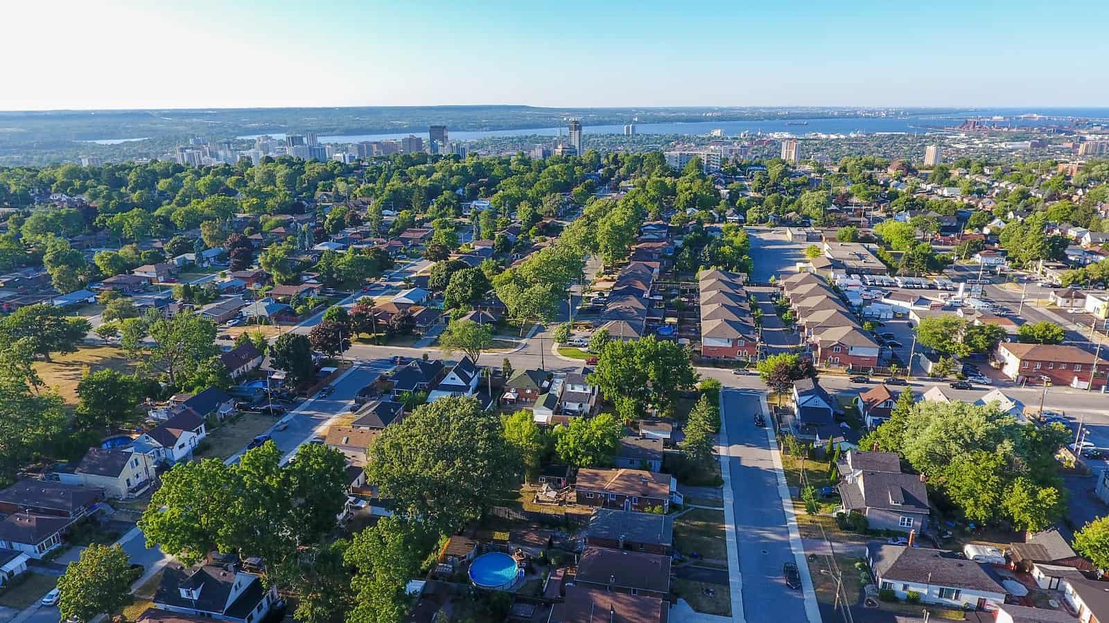 Vista aérea de Hamilton