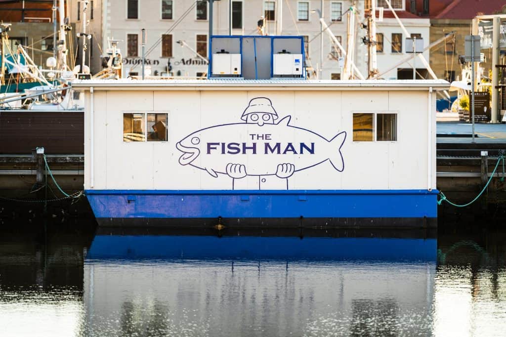 Puerto de Hobart, Fish man
