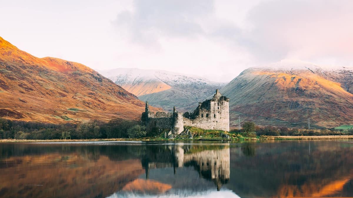 Kilchurn Castle, Lochawe, Dalmally, Escocia