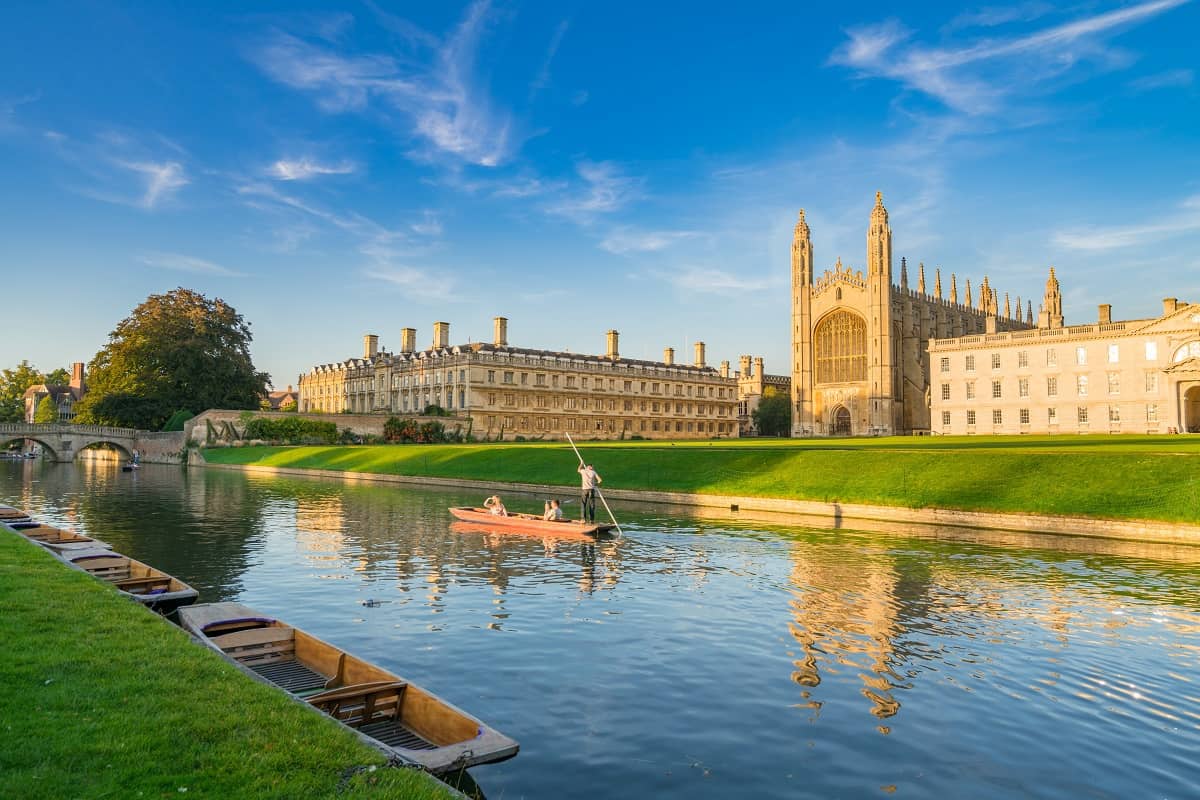 Punting, Cambridge, Reino Unido