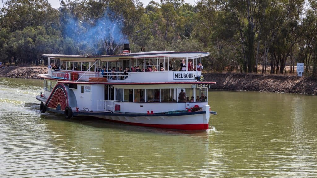 El Histórico Barco de Vapor "Melbourne"