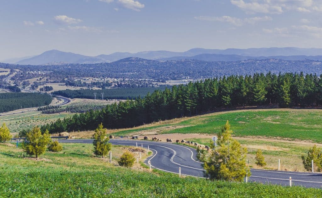 Vista desde National Arboretum Canberra
