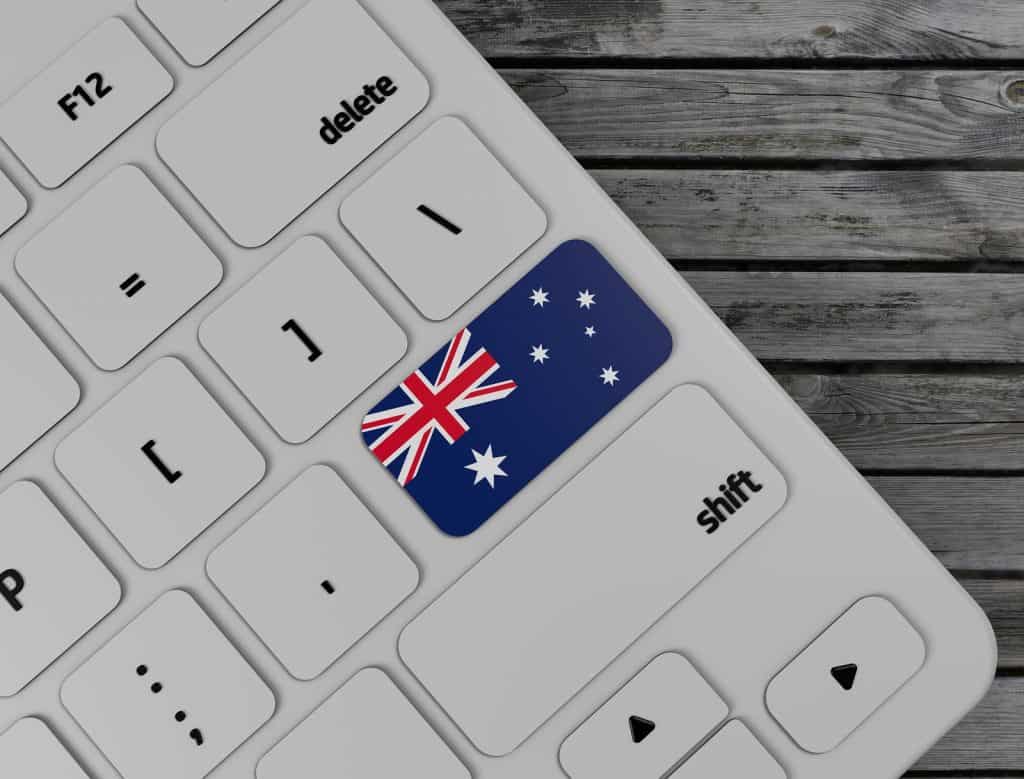Australia bandera computadora