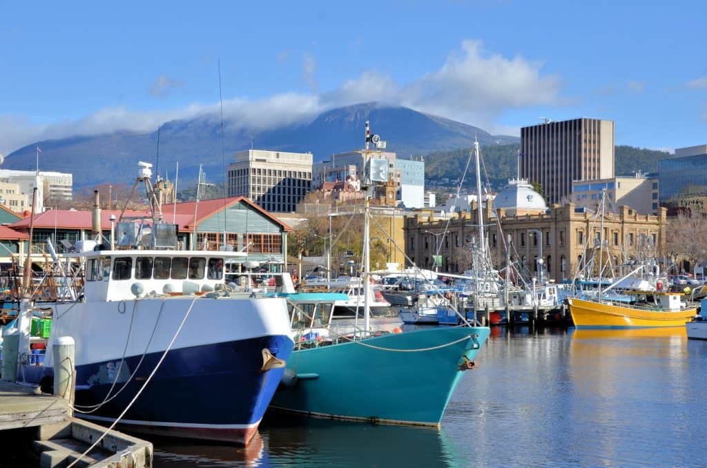 Barcos de pesca, Hobart
