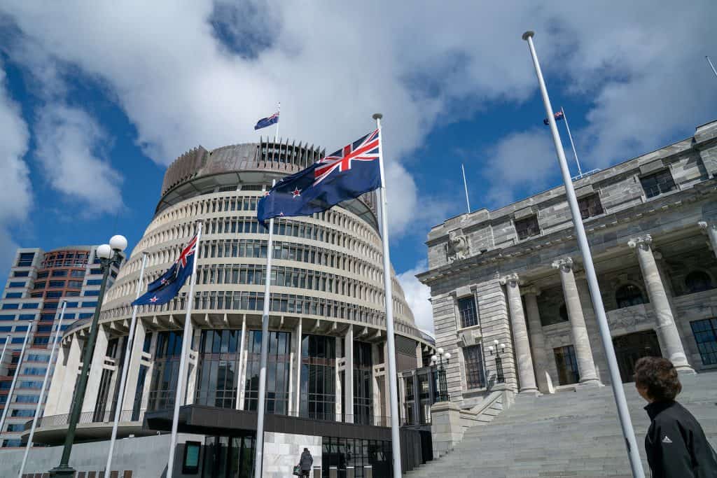 El Parlamento de Nueva Zelanda, Wellington