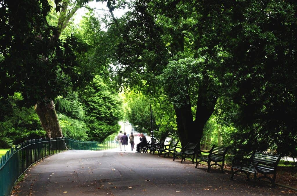 Un parque en Belfast