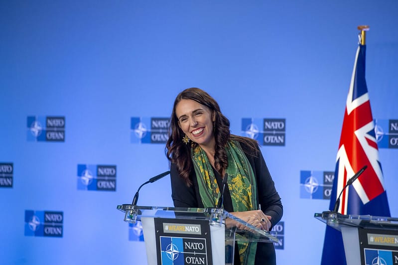 La Primera Ministra de Nueva Zelanda, Jacinda Ardern,