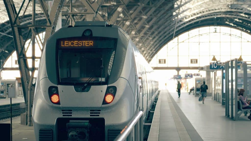 Tren a Leicester